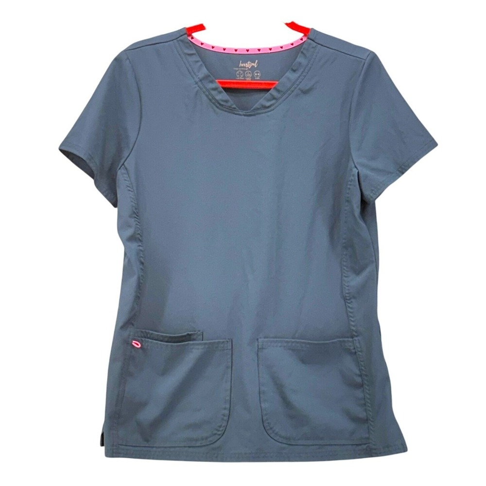 Heartsoul Scrub Top Teal Medium